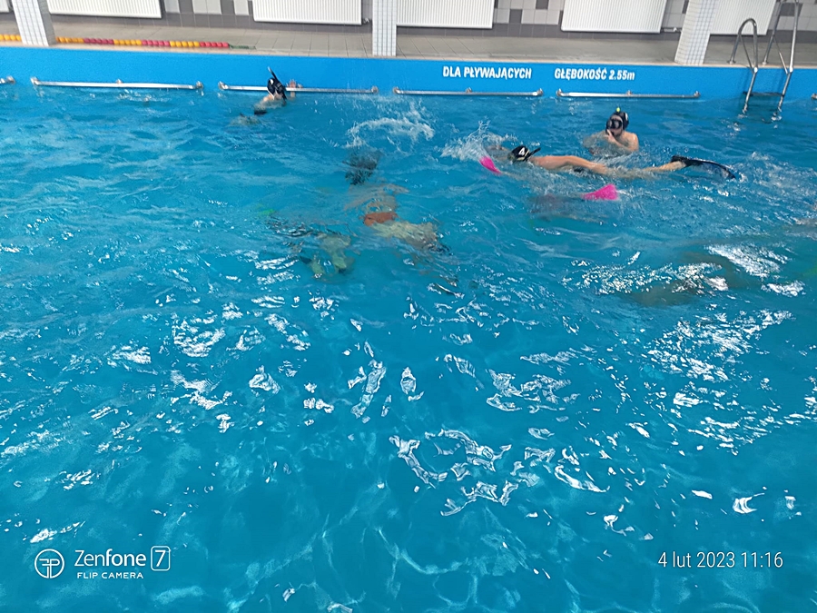 Hokej pod wodą Walenie Siemianowice Śląskie Trening 4 II 2023. Koniec Walenia czyli Amatorska Liga Hokeja Pod Wodą